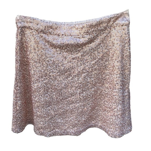 American Eagle Pink Sequin Mini Skirt I Size: M - Picture 1 of 13